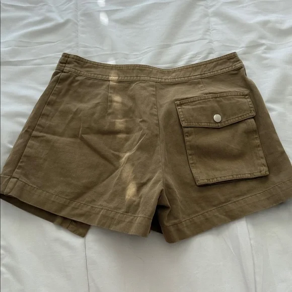 Staud Khaki Tamara Rosemary Utility Skort Size 0 (Mislabeled 6)